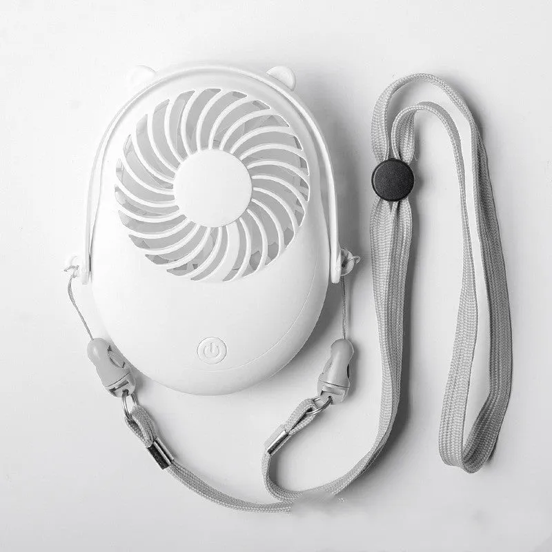 Neck Fan Portable Mini Usb 5V Cooler Rechargeable Outdoor Office Travel Handheld Silent Small Cooling Fans Portable Fan Hanging