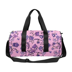 Purple Floral Amour Duffle Bag