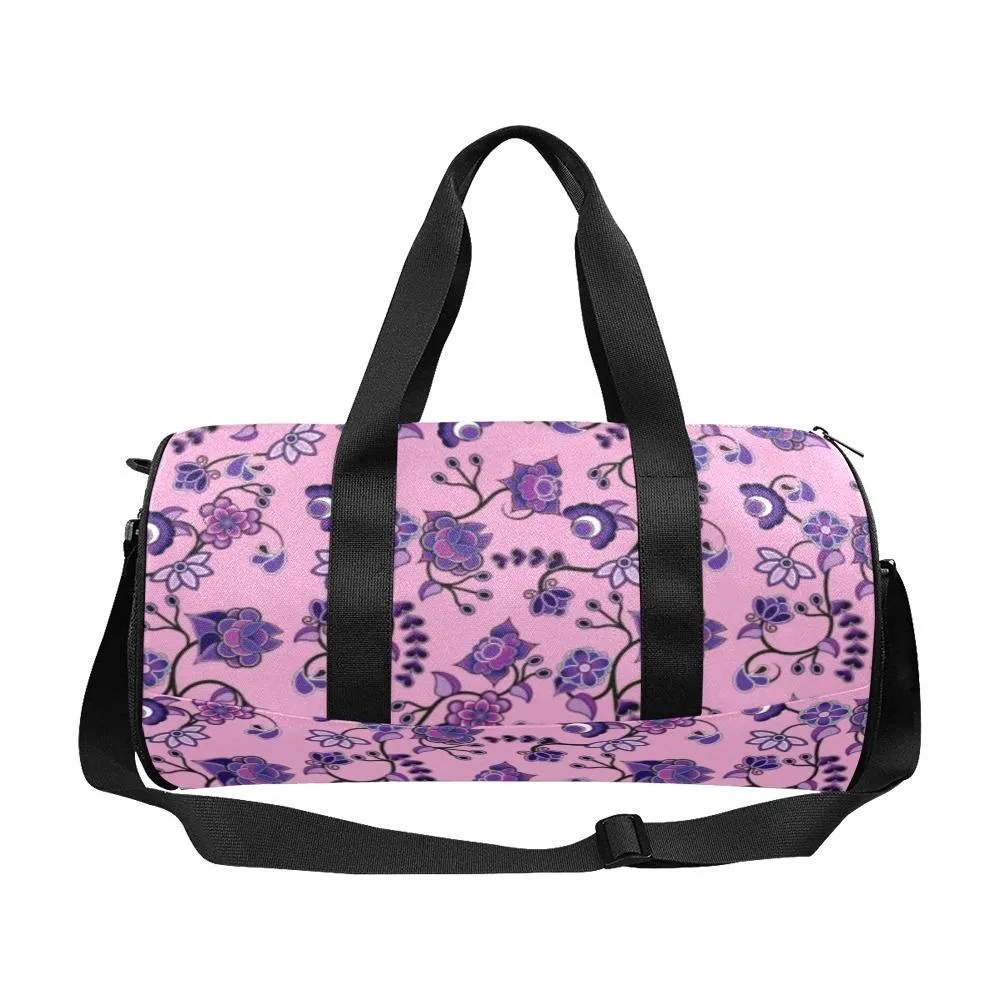 Purple Floral Amour Duffle Bag