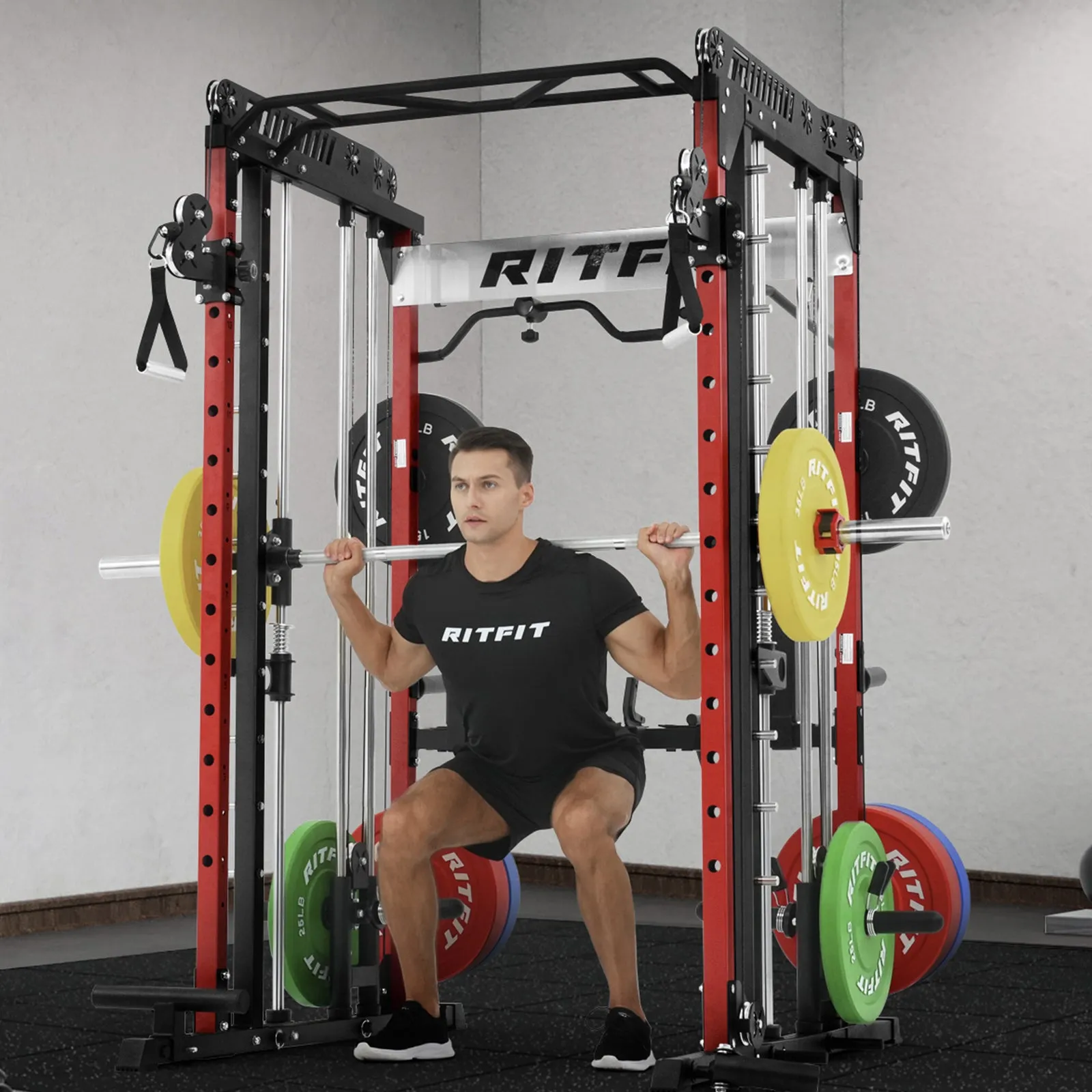 RitFit M1 2.0 Smith Machine Home Gym Package Comprehensive All-In-One Workout System