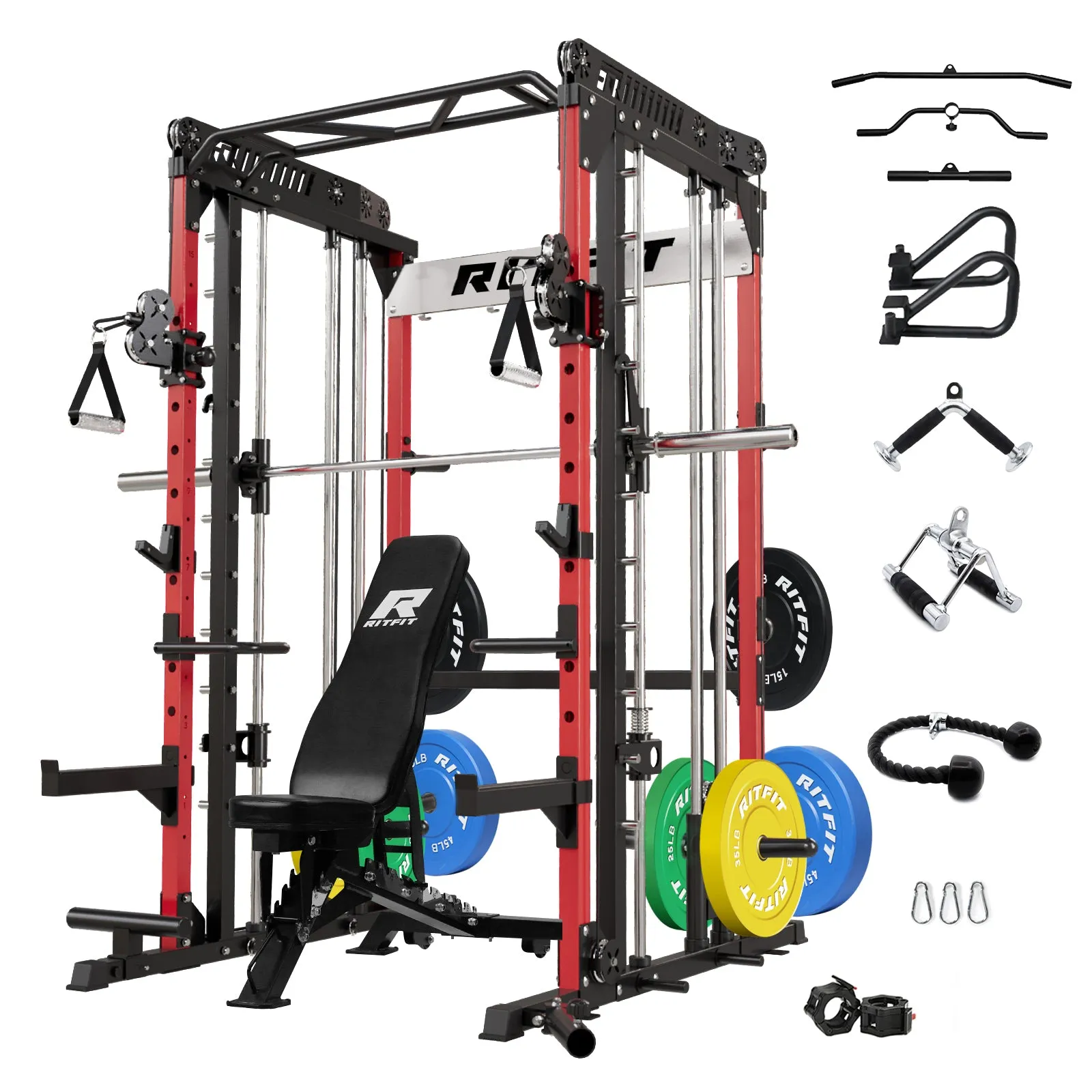 RitFit M1 2.0 Smith Machine Home Gym Package Comprehensive All-In-One Workout System