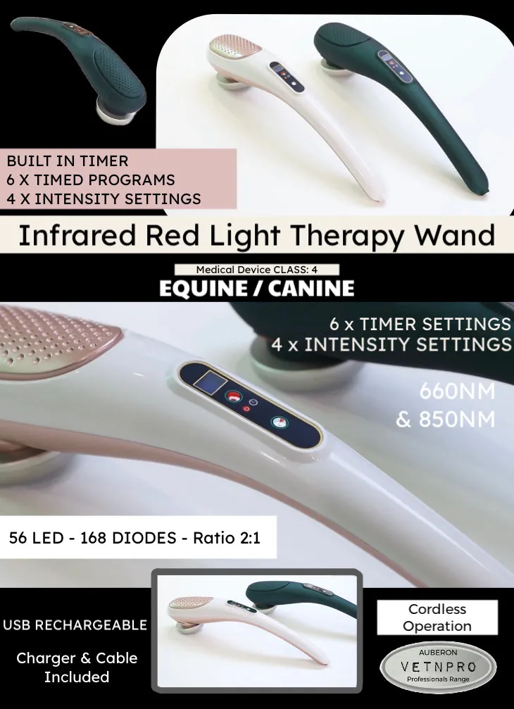 Sold out - Canine Equine Infrared Red Light Therapy Wand Cordless Portable Lightweight