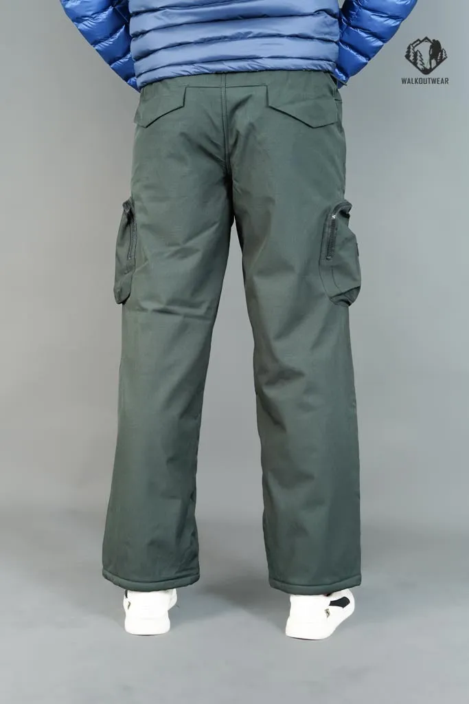 Style-U2 Edition Warm Winter Trekking Pant (Green)