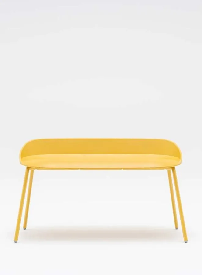 Team Compact Low Bench - Durable Plastic Design (Customizable)