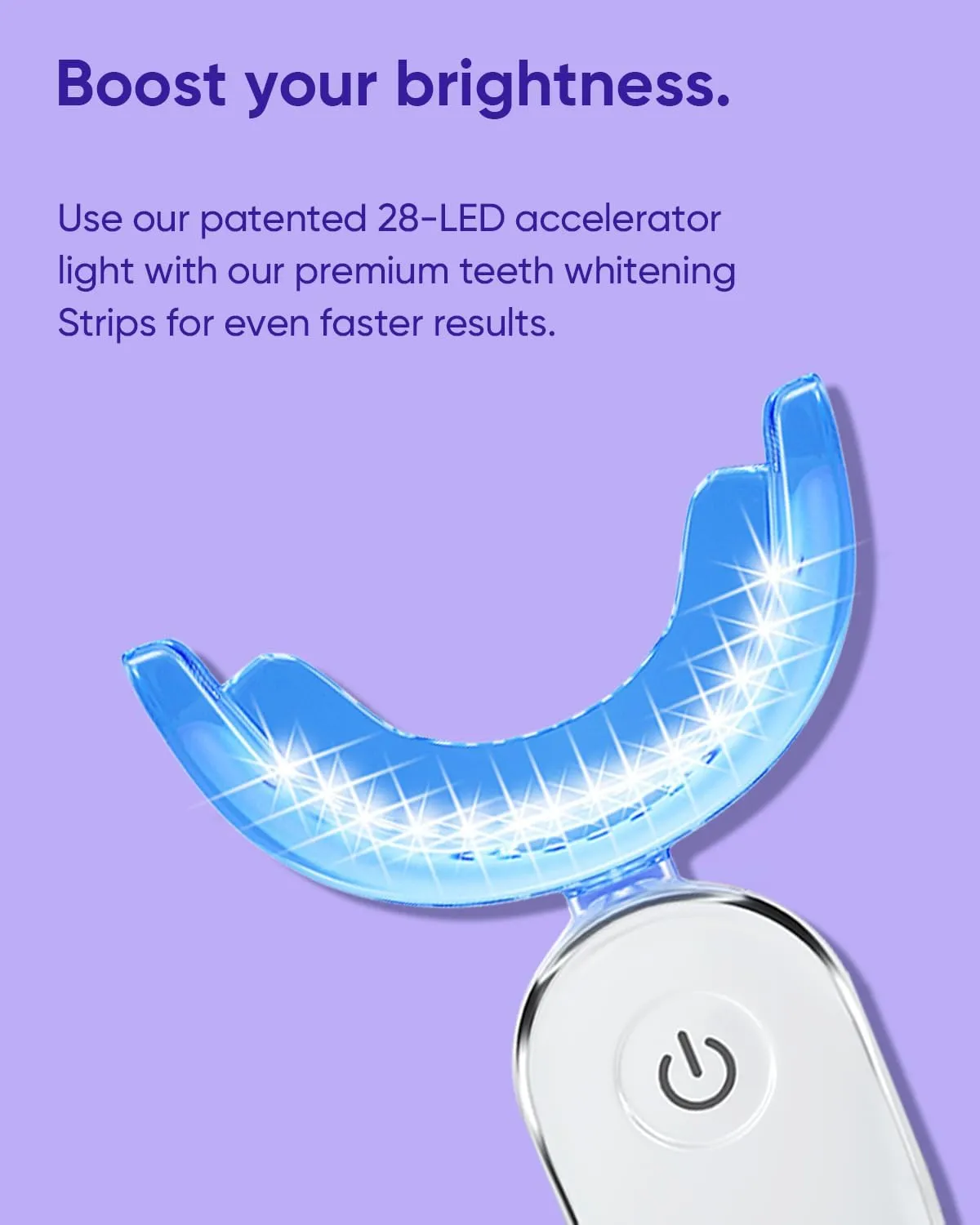 Teeth Whitening Strips with LED Light Kit