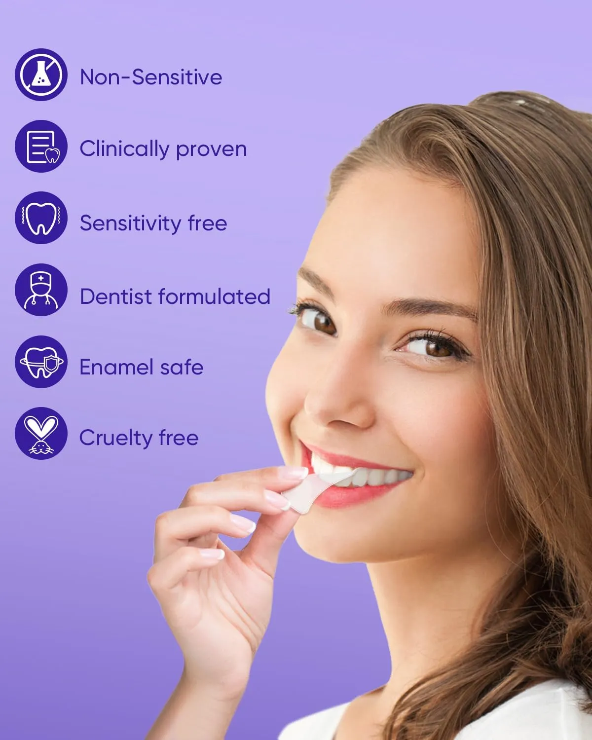 Teeth Whitening Strips with LED Light Kit