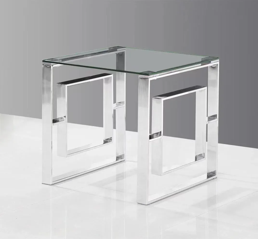 Tempered Glass Side Table