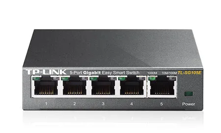 Tp-Link Easy Smart Tl-Sg105e - Switch - 5 Ports