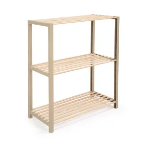 Voro Multipurpose Wooden Shelf  65cm 3 Layer