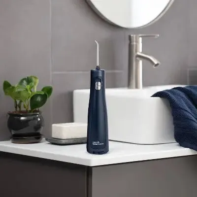 Waterpik Cordless Revive Portable Battery Operated Water Flosser - WF-03W033 - Midnight Blue