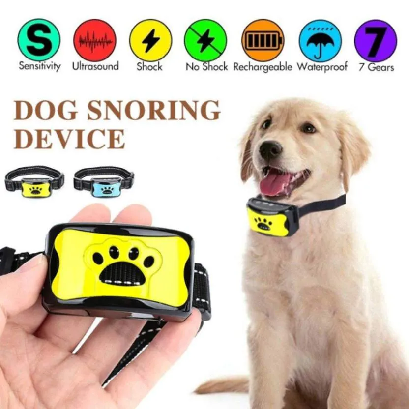 Waterproof Dog Bark Collar - Safe & Effective Anti-Barking Device!