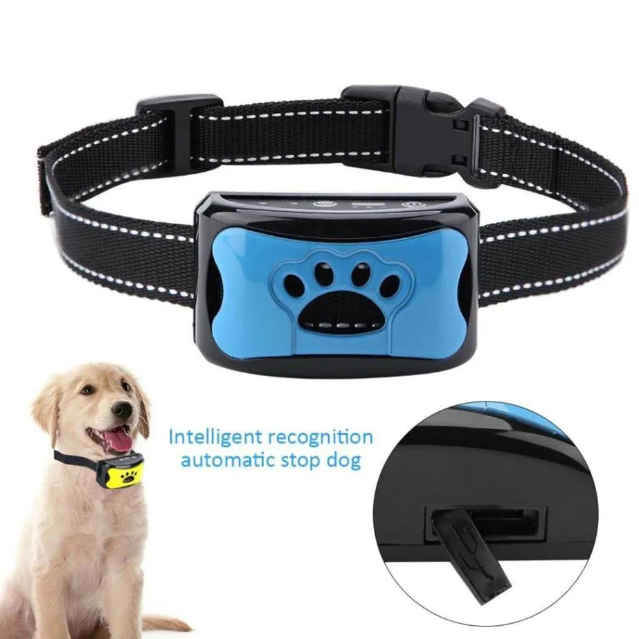 Waterproof Dog Bark Collar - Safe & Effective Anti-Barking Device!